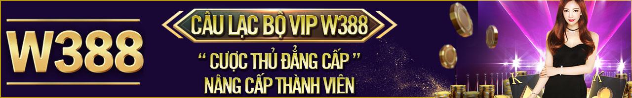 Nhà cái W388 thưởng VIP - nâng cấp thành viên